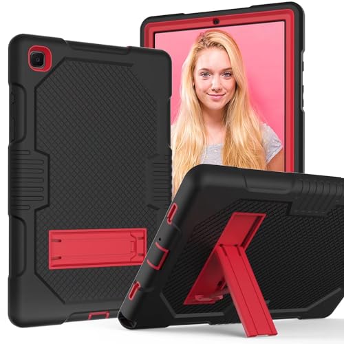 Coque Samsung Galaxy Tab A7 10.4 2020 SM-T500 antichoc noire et rouge