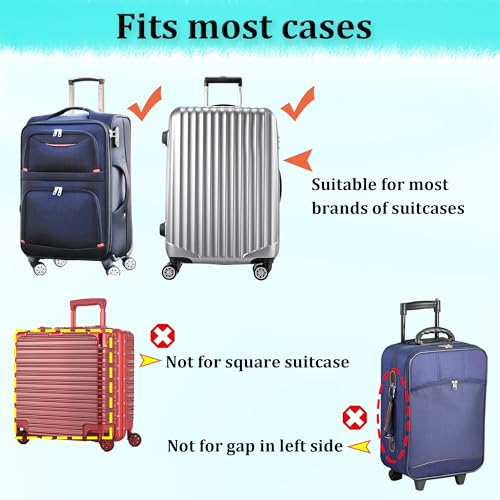 Image of ZOUNI 26 Inch Waterproof Transparent Luggage Cover Protectors, Clear PVC Travel Luggage Protector Suitcase Cover Protectors for Wheeled Suitcase (26 inch(18 inch L x 11 inch W x 26 inch H))
