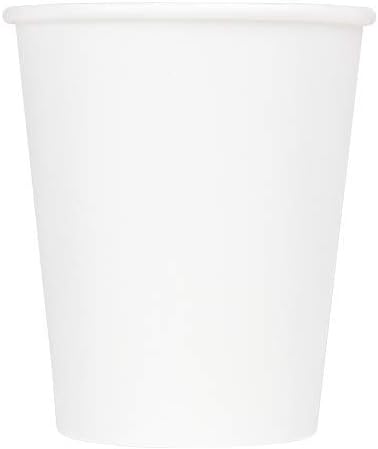 Karat 6 oz Paper Coffee Cup [1,000 ct] White Small Disposable Cup for Hot/ Cold Drinks and Beverages (C-K506W)