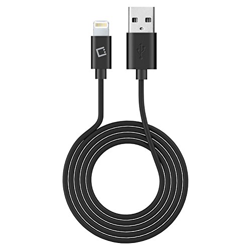 Câble Lightning synchro rapide Cellet noir 1m pour batterie iPhone XR