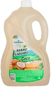 Sabão Líquido Lava Roupas Côco Para Roupas Delicadas 5 Litros