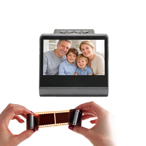 Escáner De Películas Autónomo con Pantalla LCD A Color De 5 Pulgadas, Sensor CMOS 24MP para Digitalizar Películas 35mm 135 110 126KPK Sin PC
