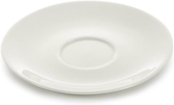 SERAX Porcelain Saucer Plate, Diameter 5.5 inches (14 cm), Saucer Coffee Cup, Salt Zuma B4023114-001, Stylish Plate