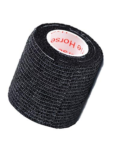 Prairie Horse Supply 2 Inch Self Adhesive Medical Bandage Wrap Sport Tape (Black Bean) (6 Rolls) Self Adherent Cohesive First Aid Sport Flex Wrist Ankle Knee Sprains And Swelling #TOP5
