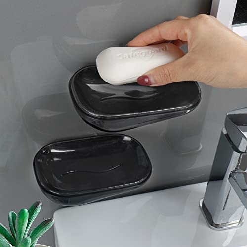Ihave Toothpaste Dispenser And Soap Holder Wall Mounted Black Bathroom Set #TOP4