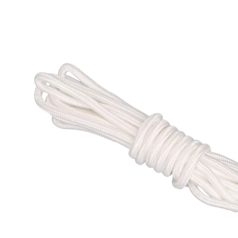 10 Meters Nylon Rope 8mm Wide Nylon Clothesline White Rope For Binding,Weaving