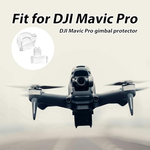 Gimbal Protector Gimbal Cover, Gimbal Lock Camera Lens Cover Anticollision Protection Scratch-Resistant Guard Cover Compatible with DJI Mavic Pro Drone Accessories (Clear)