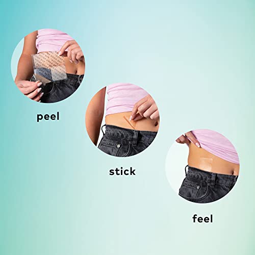 the good patch period patch with hemp for cramps sustained release for up to 12 hours natural patch with hemp black cohosh plant powered wearable wellness 8 total patches