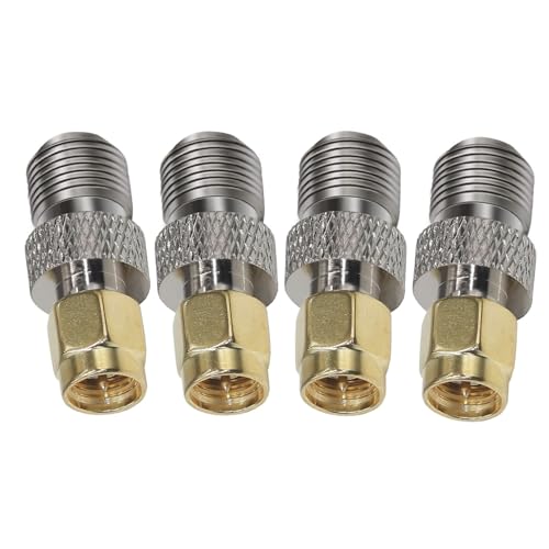 Adaptador Conector SMA Macho a F Hembra, 4 unidades miniatura 2
