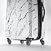 American Tourister Moonlight Hardside Expandable Luggage with Spinner Wheels, Marble, Checked-Medium 24-Inch