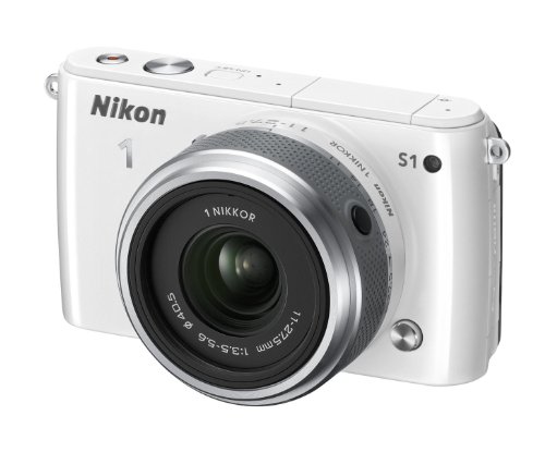 Nikon 1 S1 Appareil photo hybride 10,1 Mpix + Objectif 1 Nikkor 11-27,5 mm Blanc