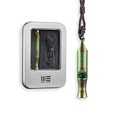 WeKnife Emergency Whistle Survival Loud, Titanium Outdoor Safety Whistle Survival Shrill Loud Blast