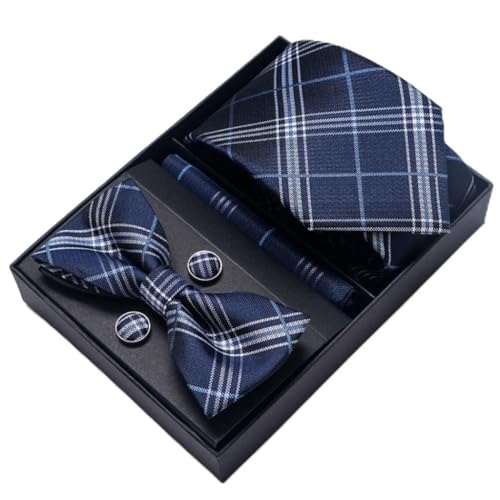 Corbata para hombre en caja regalo para traje negocio miniatura 1