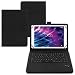Produktbild NAUC Bluetooth Keyboard Tasche Medion Lifetab P10710 P10612 P10610 P10603 E10604 E10412 P10606 P10602 X10605 X10607 X10311 P9702 X10302 P10400 P10506 Tablet Hülle deutsche QWERTZ Tastatur
