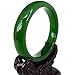 Bracelet Dames Jade Vert Jade Bangle Naturel Hetian Jade Bangle Bijoux polis à la Main,XL