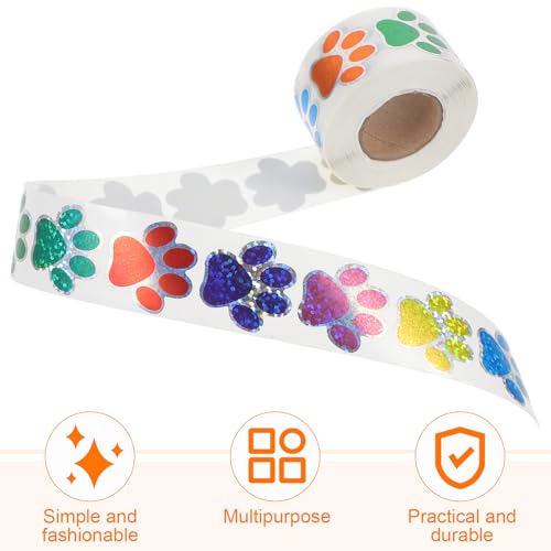 Vinilo Decorativo de Huellas de Perro Removible para Pared miniatura 3