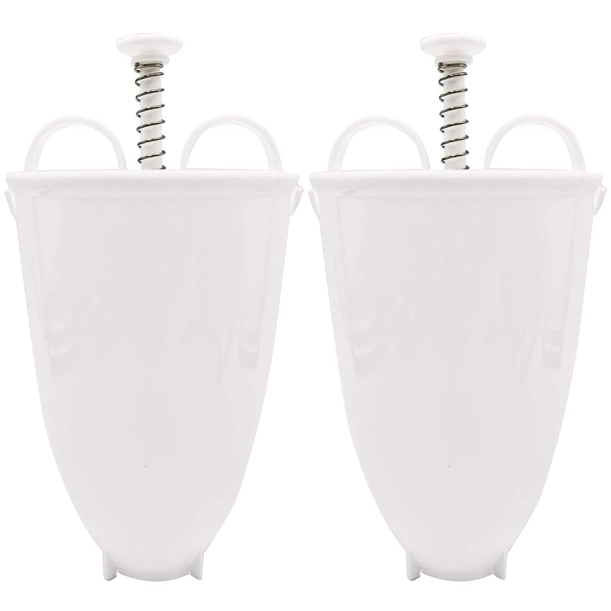 Nc White Doughnut Maker, 2Pcs Doughnut Mould Waffle Cake Donut Maker Handheld Batter Dispenser Kitchen Baking Tool
