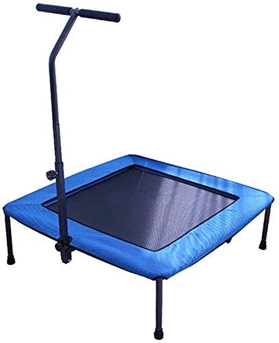 LuoMei Bounce Trampoline Jumping Fitness Trampoline Household Indoor Four-Corner Trampoline Small with Handle Elastic Rope Quiet Collapsible Fitness Gym