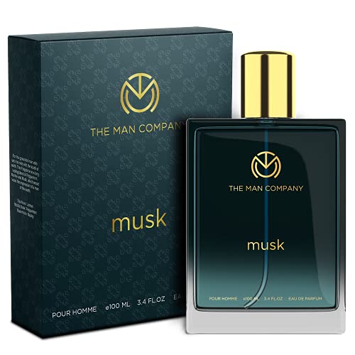 The Man Company Musk Perfume for Men | Premium Long Lasting Fragrance Spray | EDP for Men (Eau De Parfum) - 100ml