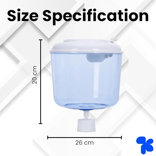 Image of AMPEREUS Automatic Water Dispenser Float Valve for RO Jar, 4L Bottle Tank | Auto Cut-Off Water Level Controller | Easy Install Plastic Float Valve for Water Containers (Pack of 1)