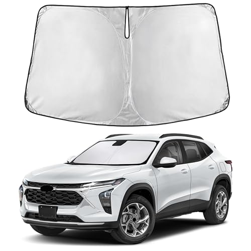 EcoNour Windshield Sunshade Compatible for Chevrolet Trax 2024 2025 2026, Sun Visor for Front Windshield & Window Sun Shade Cover, UV Heat Blocker & Protector, Car Accessories