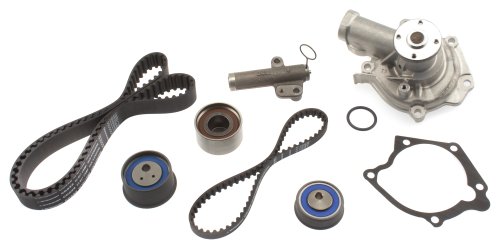 AISIN GENUINE TKM-001 Engine Timing Belt Kit with Water Pump - Compatible with Select Chrysler Sebring Dodge Stratus Mitsubishi Eclipse, Galant by AISIN - Used condition - US$73.11