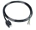 Cequent 787268 4-Way Flat Connectors with Jacketed Cable - Trailer End - 8ft.