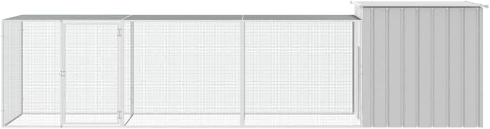 Internal view of the vidaXL Chicken Cage structure