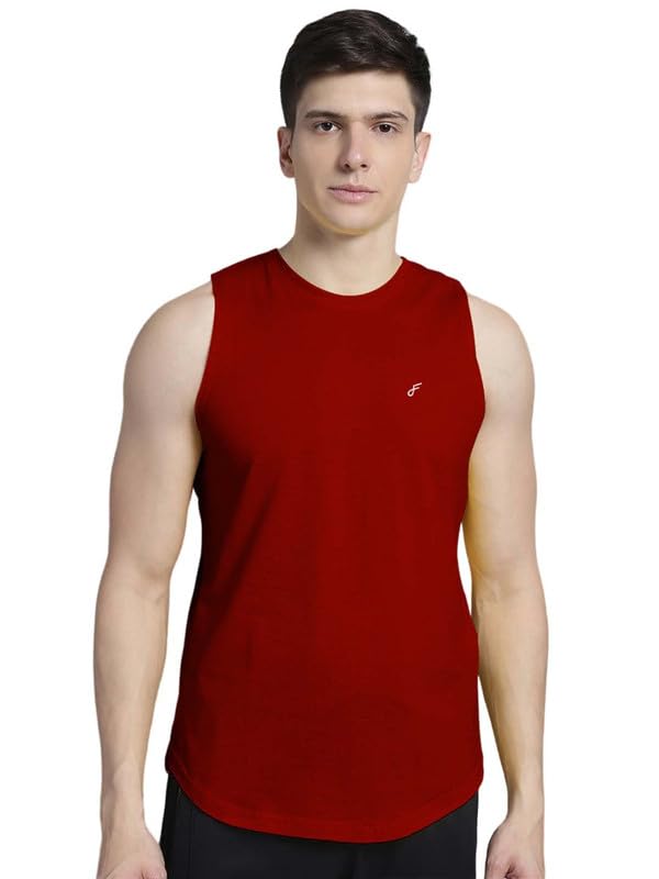 fbar Men's Black Regular Fit 100% Cotton Vest-picture-38