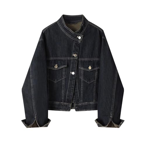 Veste en denim rétro au style américain pour vos sorties printanières en ville