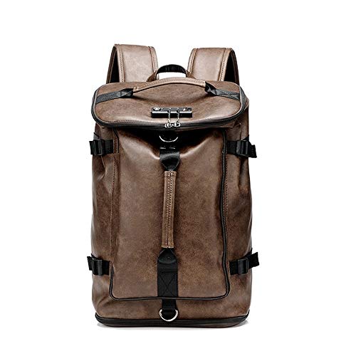 Warm Home Mochila para Hombre  Bolsa de Piel sintética Multiusos con un Hombro  de Viaje