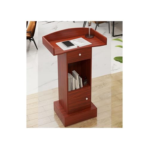 Atril de madera ideal para debates en salas de conferencias modernas