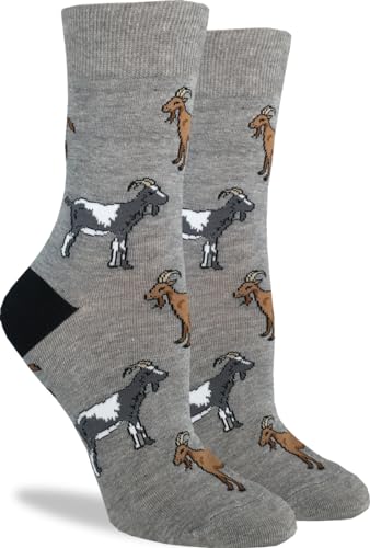 Women's Goats Socks, Adult, Shoe Size 5-9