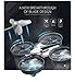 GPS SUPPLY Mini Drone, 360° Flip & Roll Toy Drone with Protected Fan Blades, Speed Adjustment, One-button Return Home, Lightweight Indoor Drone, Gift for all family (Blue)