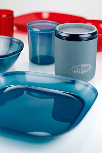 Tableset Infinity 4 personnes multicolore résistant et empilable - 4