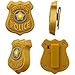 Disney's Zootopia Cake Topper, Zootopia Police Department Decoration Featuring Judy Hopps, Nick Wilde & Light Up Wearable Badge
