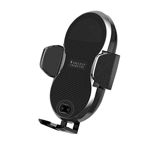 Btuty Carregador sem fio com sensor infravermelho para carro, clipe retrátil automático, carregament