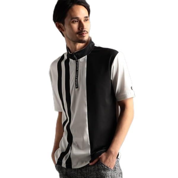 [ニコルクラブフォーメン] NICOLE SPORTS アラカルト切替ハーフジップポロシャツ 91その他2 52(3L)