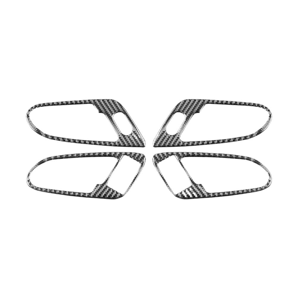 Hcnwqbbgs Onecolor Carbon Fiber Inner Door Handle Decal Door Bowl Cover Trim Compatible With Impala 2006 2007 2008 2009 2010 2011 2012 2013