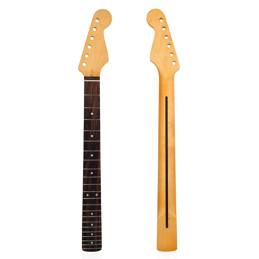 E-Gitarre-Hals Mit 22 Fret-Ahorn-Griffbrett für Fender, DIY-Teile und Ersatz