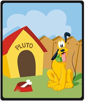 Amazon カスタムブランケットかわいい犬プルートcartoonイメージ 40 X 50 ひざ掛け ハーフケット オンライン通販