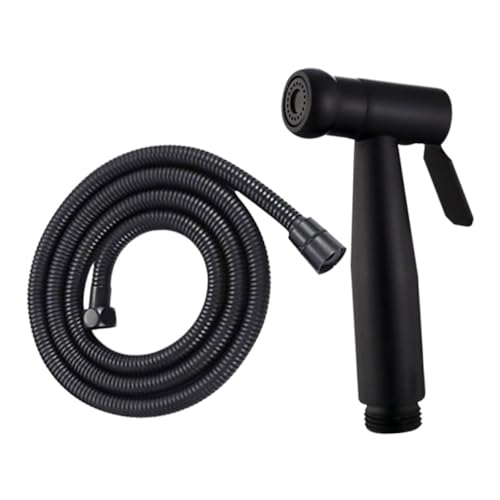 jojofuny 4 Piezas 304 bidé baño sencillo bidet limpieza baño accesorio baño accesorios para cuarto baño accesorios para baño bidé con grifo accesorios para bidé lavadora a tope Black