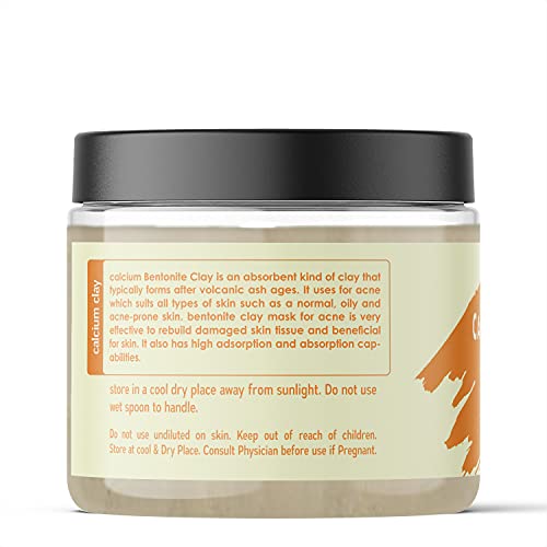 Image of Forest Ocean Calcium Bentonite Clay Powder (100% Pure & Natural, Indian Healing Clay) For Healthy Hair & Skin Care - 200gm