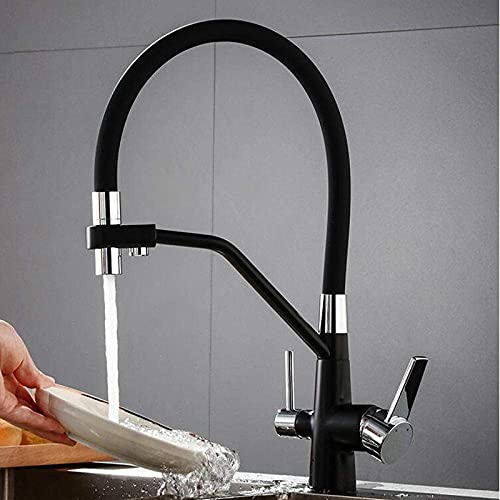 Robinet purification robinet d'évier de cuisine 3 voies nickel - 7