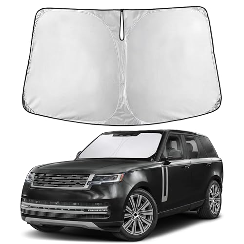 EcoNour Windshield Sunshade Compatible for Land Rover Range Rover Velar 2017-2024 2025 2026, Sun Visor for Front Windshield & Window Sun Shade Cover, UV Heat Blocker & Protector, Car Accessories