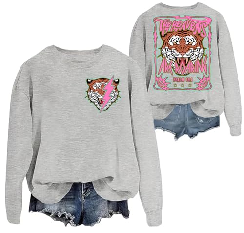 The Heavens Are Roaring Sweatshirt The Heavens Are Roaring Tiger Hoodie Unisex Funny Shirt Sweatshirt