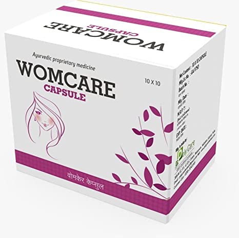 POLY CARE Wo m care Capsule (10 × 10 Cap. Blister Pack) | Regulates Menstrual Cycles | Made with Ashok, Lodhra and other 6 Ayurvedic Ingredients.
