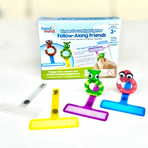 image for hand2mind FingerFocus Highlighter Follow-Along Friends, Guided Reading