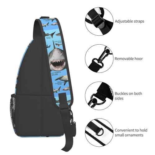 Bolso cruzado tipo mochila de pecho negro deportivo miniatura 4