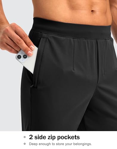 G Gradual 30"/32"/34" Inseam Tall Mens Sweatpants with Zipper Pockets Stretch Golf Workout Pants for Men Casual Athletic4